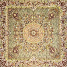 رومیزی ترمه افشار گردویی 1در1(متر)